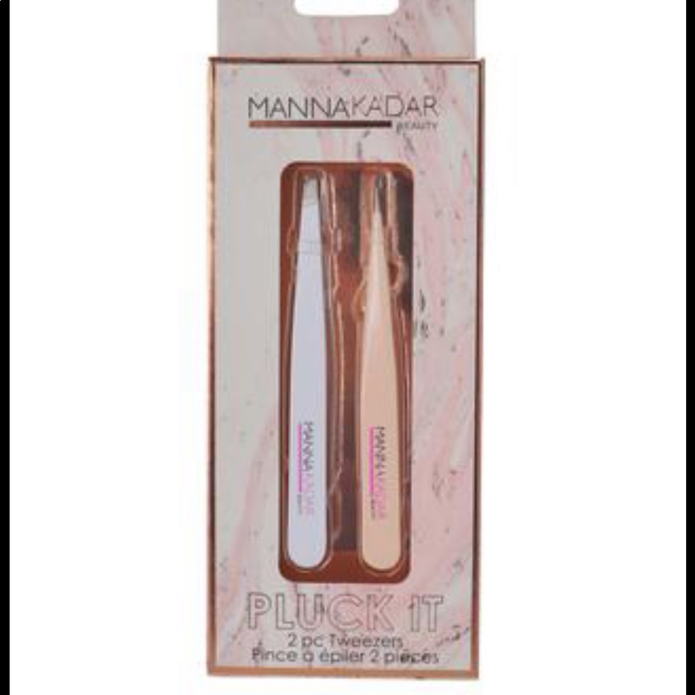 Mannakadar pluck it 2 piece tweezer set